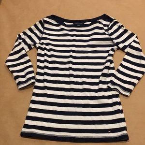 Tommy Hilfiger Boat Neck Striped Shirt